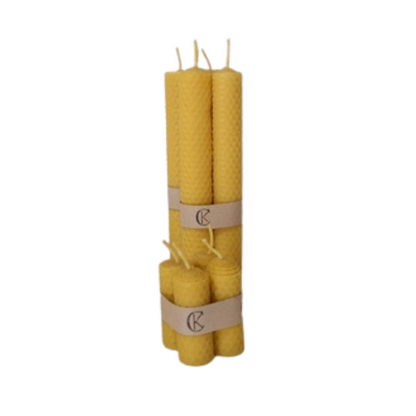 Beeswax Candles (Pair) Large